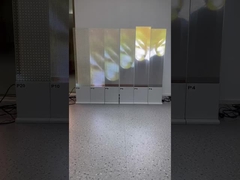 Display del producto de la pantalla de película LED y comparación de varios modelos