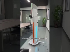 Quiosco de pedidos de autoservicio en el piso para la biblioteca del hotel Hotpot Menú LCD POS móvil