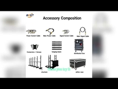 Conciertos en Escenario Eventos de Iglesia Alquiler de LED Pantalla de Video Pared Interior Exterior Panel Cabina de DJ