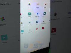 Display de señalización LCD de pie en el piso / montado en la pared 43 Quiosco de pantalla táctil