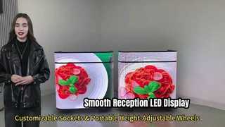 Pantalla de recepción con pantalla LED P2.5 GOB