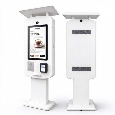 Calidad  43 Inch IP65 Outdoor Self Ordering Kiosk Floor Standing 2500 Nits Touch Screen Terminal for Drive Thru Restaurant Fábrica