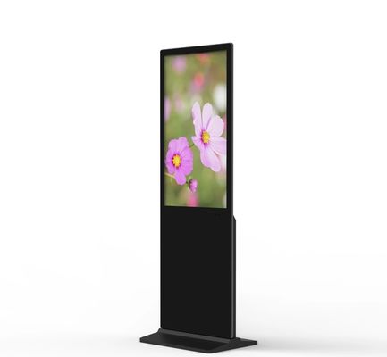 43 55 pulgadas Indoor Free Standing capacidad de pantalla táctil quiosco señalización digital y pantallas con cámara de reconocimiento facial