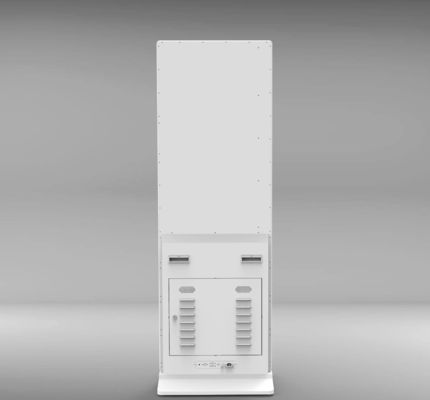 43 55 pulgadas Indoor Free Standing capacidad de pantalla táctil quiosco señalización digital y pantallas con cámara de reconocimiento facial
