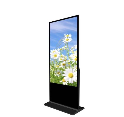 Señalización digital LCD con sistema operativo Android de 55 pulgadas con brillo de 350 Cd/m² para pantalla de visualización de publicidad en interiores y exteriores