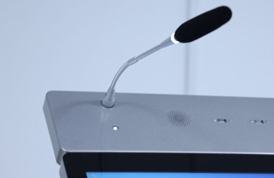 27 pulgadas de computadora de podio Lectern, Digital Podio Stand con altavoz y micrófono