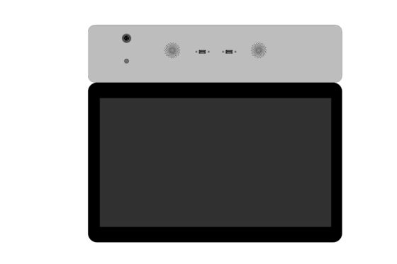 23.6 pulgadas Electrónico Lecturón Podium Interactivo Enseñanza Smart Lecturón Para el Proyecto de la Escuela