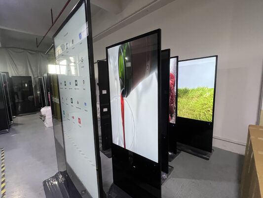 55 pulgadas Android OS LCD Digital Signage con 350 Cd/m2 Brillo para pantalla de publicidad interior/exterior