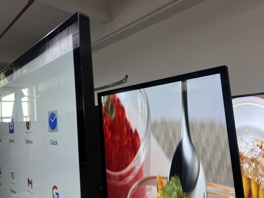 55 pulgadas Android OS LCD Digital Signage con 350 Cd/m2 Brillo para pantalla de publicidad interior/exterior