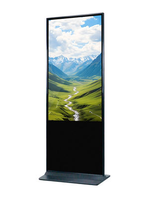 Máquina de publicidad vertical en interiores pantalla de propaganda HD pantalla táctil cartel de señalización digital