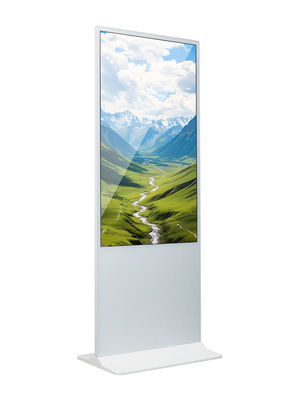 Pantalla de pantalla de publicidad LCD de 49 pulgadas con señalización digital en pie