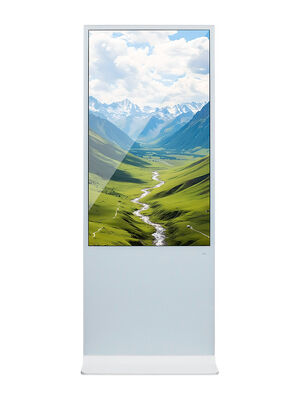 55 pulgadas Indoor LCD Digital Signage con 350 Cd / m2 Brillo y Android OS para pantalla de publicidad