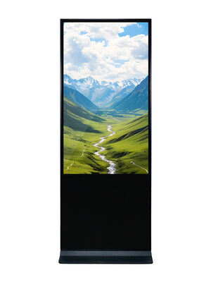 55 pulgadas Indoor LCD Digital Signage con 350 Cd / m2 Brillo y Android OS para pantalla de publicidad