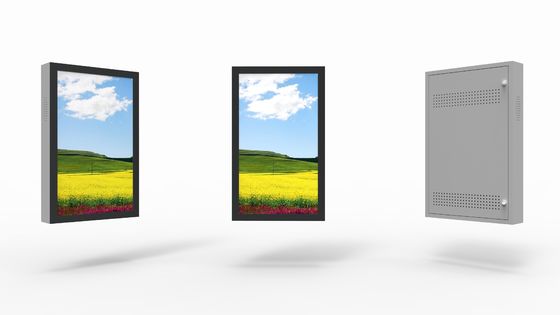 Reproductor de pantalla de publicidad digital para exteriores montado en la pared 2 años de garantía