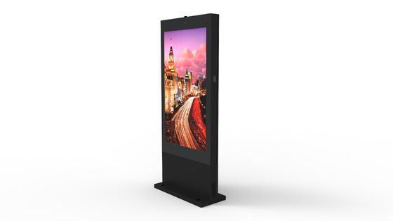 Display de señalización digital exterior de resolución 4K con brillo de 2500 nits y pantalla de publicidad LCD impermeable IP65