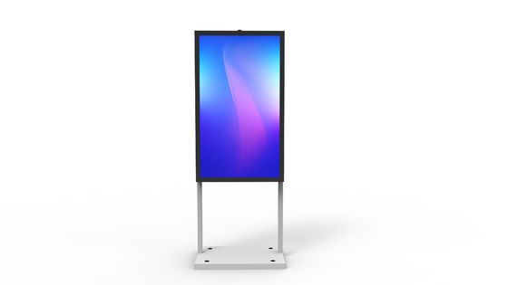 55 pulgadas de la señalización LCD exterior de publicidad Totem reproductor de medios de comunicación de señalización digital con sistema operativo android