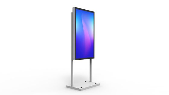 55 pulgadas de la señalización LCD exterior de publicidad Totem reproductor de medios de comunicación de señalización digital con sistema operativo android