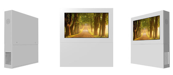 Señalización LCD exterior Smart touchscreen Display digital Totem reproductor de medios señalización digital