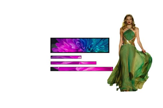 Tienda de venta al por menor Ultra amplias pantallas estiradas Estante de borde pantalla LCD montada en la pared