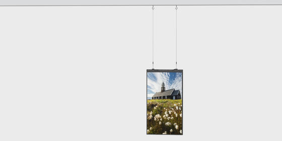 2500 Nits Tienda Interactiva pantalla de ventana señalización / pantalla LCD de ventana para venta al por menor