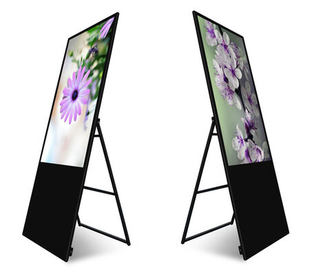 Quiosco LCD vertical de 49 pulgadas con brillo de 350nits y pantalla de señalización digital con sistema operativo Android