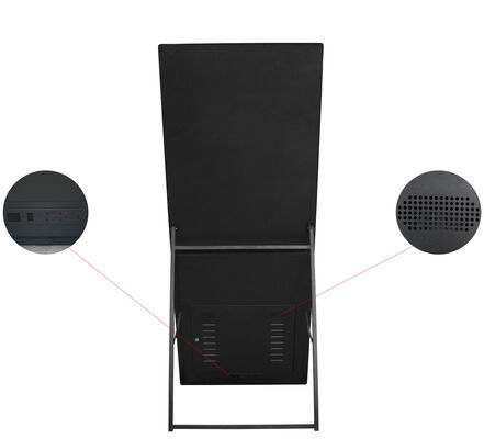 Pantalla de señalización digital para interiores de 43 pulgadas con brillo de 350 Cd/m² y reproductor de publicidad LCD con CPU Cortex-A17 de cuatro núcleos