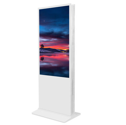 Señales digitales LCD de doble pantalla con 350 Cd/m2 de brillo y sistema operativo Android para tiendas minoristas