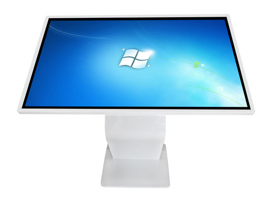 Display de señalización LCD de pie en el piso / montado en la pared 43 Quiosco de pantalla táctil