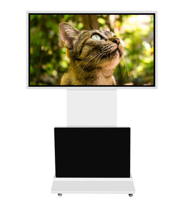Función de rotación 4K pantalla completa vertical de publicidad digital tablero de pantalla para interiores