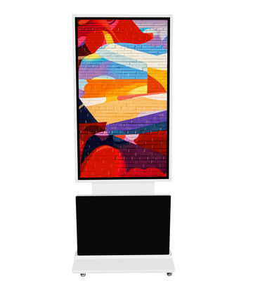 Display de señalización digital interior vertical de pantalla completa 4K Display de publicidad LCD de 43 pulgadas