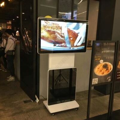 55 pulgadas de piso de pie 4G WiFi pantalla LCD Digital señalización publicidad quiosco