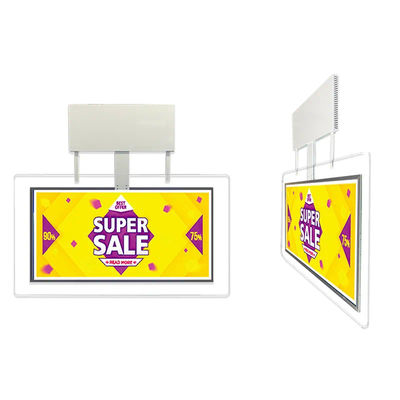 Display LCD de dos lados, señalización digital, transparente, señalización digital de 55 pulgadas