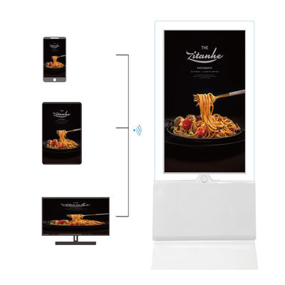Empresarial de interior LCD Digital Signage 55 pulgadas de piso de pie de publicidad de exhibición de quiosco