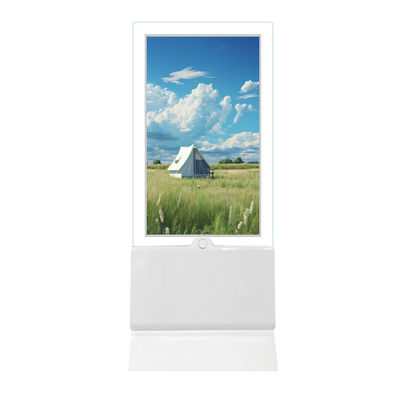 En el piso de pie de interior LCD Digital Signage 55 pulgadas Ultra Slim Publicidad Digital Signage