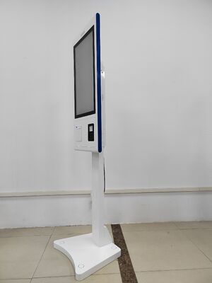 Quiosco de autoservicio de pago sin efectivo de 24 pulgadas con sistema operativo Android para restaurantes y colas