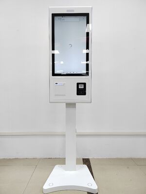 Quiosco de autoservicio de pago sin efectivo de 24 pulgadas con sistema operativo Android para restaurantes y colas