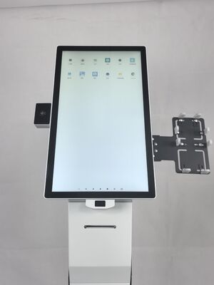 Quiosco de autoservicio interactivo con pantalla de 21.5 32 pulgadas Cuad-core CPU Cortex-A17 y 350 Cd/m2 Brillo Técnico táctil Quiosco POS