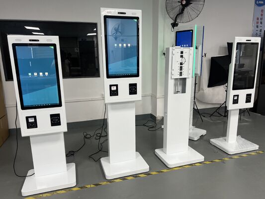 Quiosco de pago de autoservicio de pantalla táctil de 32 pulgadas con Cuad-core Cortex-A17 para restaurantes