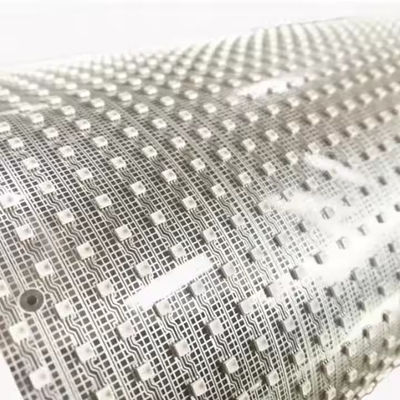 Pared de cortina de vidrio plegable para interiores Pantalla LED transparente 80% de transmisión de luz Ultra delgado Ahorro de energía