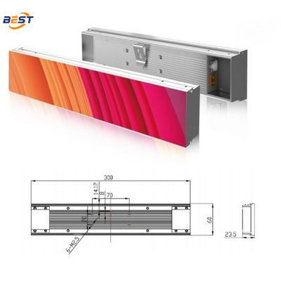 Display de cartel LED delgado de alto brillo 500CD/M2 GOB Protección de superficie Control LAN/WiFi