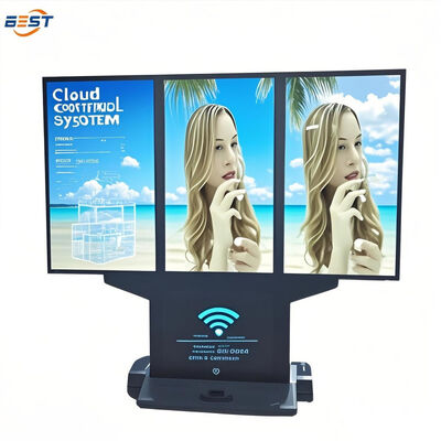 Señalización digital exterior con IP66 impermeable, 50000 horas de vida útil y compatibilidad multi-OS para Android Windows Linux