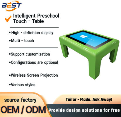Mesa de juego digital con pantalla LCD y ordenador de juegos multi-touch
