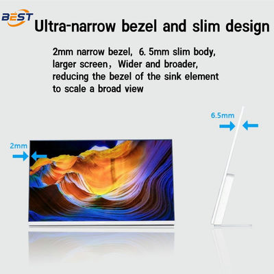 Pantalla de menú digital para restaurantes pantalla LCD interior USB Ultra delgado Alto brillo