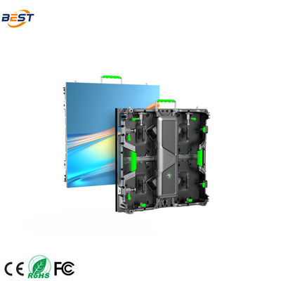 Gabinete de pantalla LED de alquiler P2.6/P2.9 de alta densidad, panel de pantalla personalizado para exposiciones