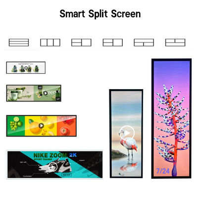 Back Light WLED Retail Store Display Durable