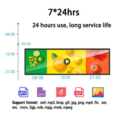 Stretched Bar LCD Display