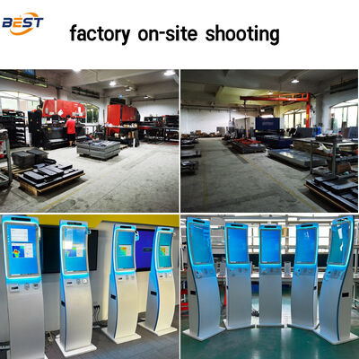Quiosco de pago de autoservicio de alta resolución con CPU Intel Core I3 para restaurantes y tiendas