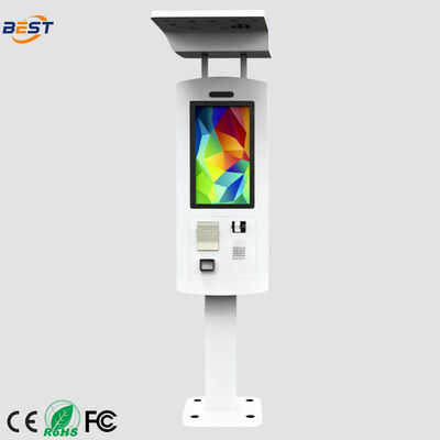 Kiosco de pantalla táctil exterior impermeable IP65 con pantalla HD de 21.5 