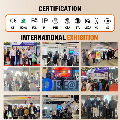 Frecuencia de actualización comercial de la pantalla SMD1515 IP43 3840Hz de la recepción LED de P2.5 GOB alta