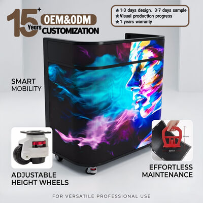 Bar DJ Escritorio LED Display Centro comercial Escenario Oficina de exposiciones Cajero Club de venta al por menor de lujo